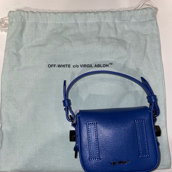 Off-White Diagonal Stripe Crossbody Bag - Picture 5 of 7